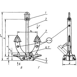 Якорь Холла 3500 кг ГОСТ 761-74